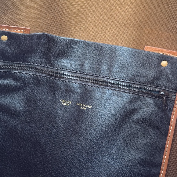 Vintage Celine Tote Bag About 20x18 M08 SEE PHOTOS FOR CALLOUTS - Picture 8 of 13